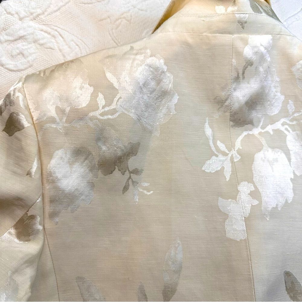 Ralph Lauren Resort ‘24 Collection Parker Floral Jacquard Single-Breasted Jacket - Picture 11 of 17